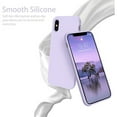 thumbnail image 3 of Entronix Silicone Case Compatible with iPhone Xs Max, Protective Cover, Purple, 3 of 6