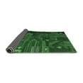 thumbnail image 2 of Ahgly Company Indoor Square Patchwork Emerald Green Transitional Area Rugs, 7' Square, 2 of 4