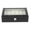 thumbnail image 5 of Fdit Watch Display box, Watch Organizer Box,12 Soft Pillow Watch Box Jewelry Display Storage Organizer Box Case, 5 of 5