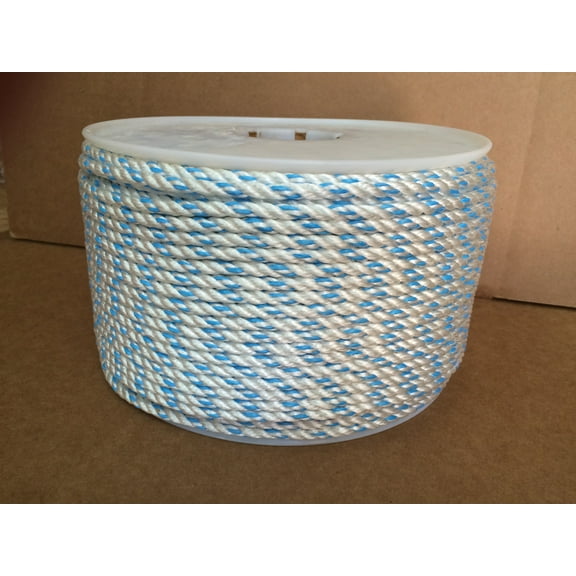 1/4" x 600' Polydac Poly Dacron Combo Rope MTC Dock Line & Anchor