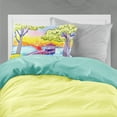 thumbnail image 2 of Carolines Treasures 6060PILLOWCASE Dock at the pier Fabric Standard Pillowcase Standard multicolor, 2 of 2