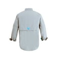 thumbnail image 2 of Tuna Men's Fishing Long Sleeve Button Down UPF 50+ Sun Protection Soild Waterproof Fast Dry Shirts (Cool Grey 2# L), 2 of 5