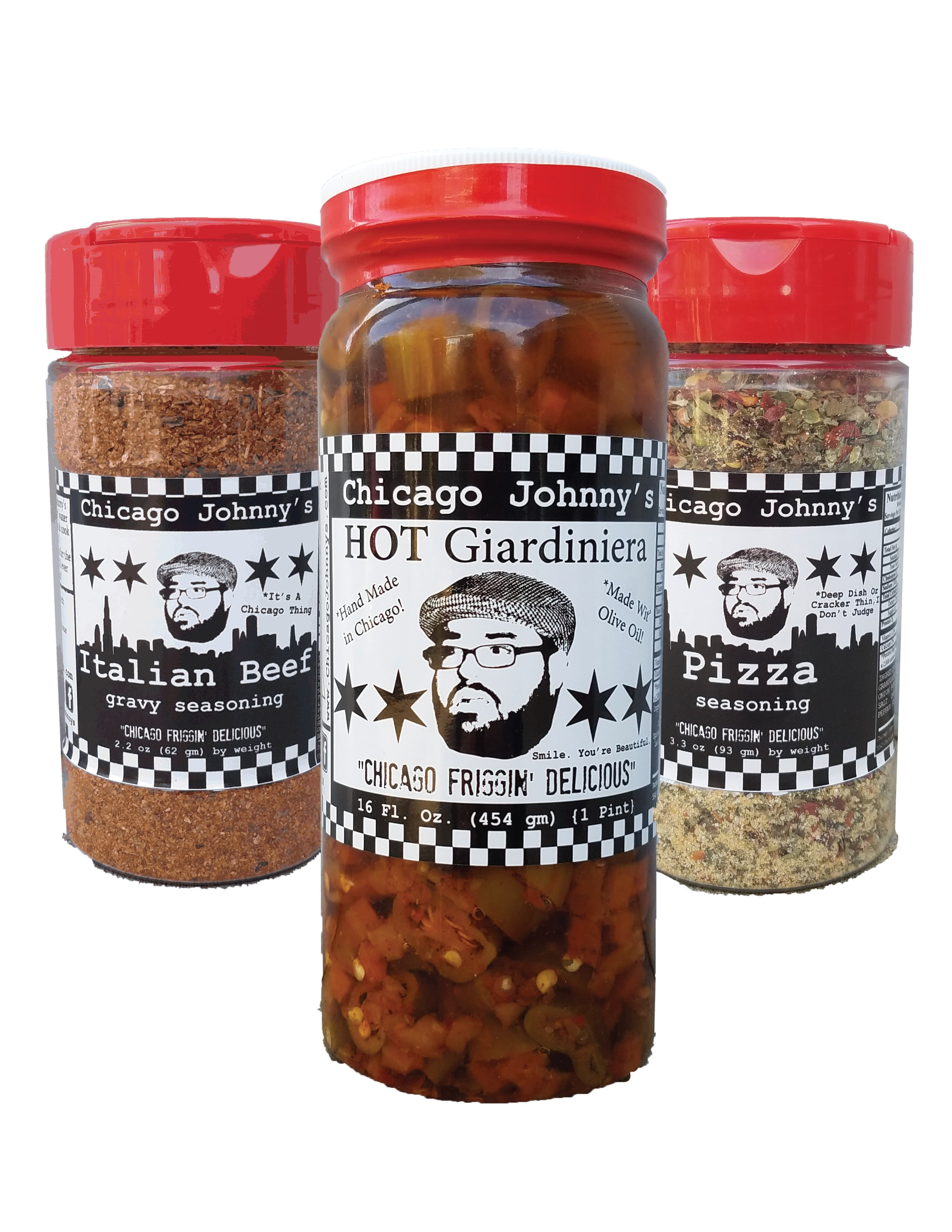 Chicago Food Collection. Best Gift For Chicago Lovers. Giardiniera