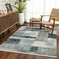thumbnail image 2 of Grey Geometric Area Rugs for Living Room Washable Rugs Boho Moroccan Area Rug Soft Neutral Geometric Bohemian Carpet Distressed Indoor Rug for Bedroom Dining Room Office Foldable Nonslip Rug, 2 of 9