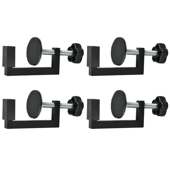 4Pcs Universals C Clamps 10-57mm Reversed Woodworking C-Clamp Adjustable Table Clamp Regular Desktops Fixing Tool