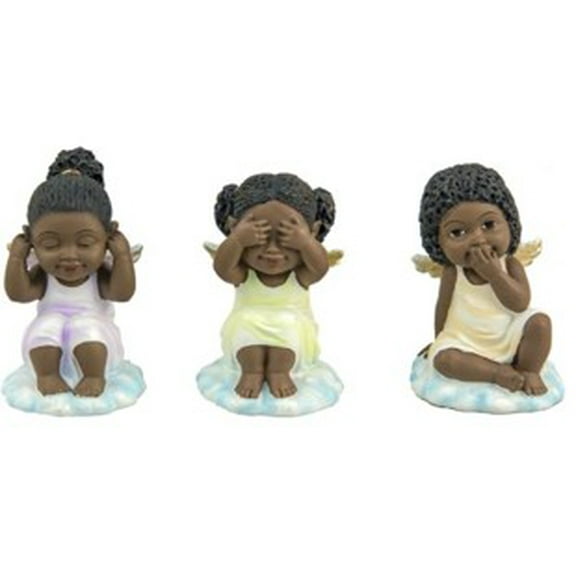 Hear, See, Speak Cherubs, Set Of 3