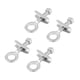 thumbnail image 1 of 4Pzs Tono de Plata Cadena de Fuerte Trasero de Diamante de Metal, 1 of 5