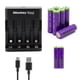 thumbnail image 1 of Cargador Pilas Baterías  Monkey Soul 6 AA + 2 AAA Recargables, 1 of 8