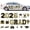 Gold, variant on Graduation Car Magnets 2026 Set, 20PCS Graduation Party Decorations Magnetic Stickers for Car Fridge Locker, Congrats Grad Decor (Purple)