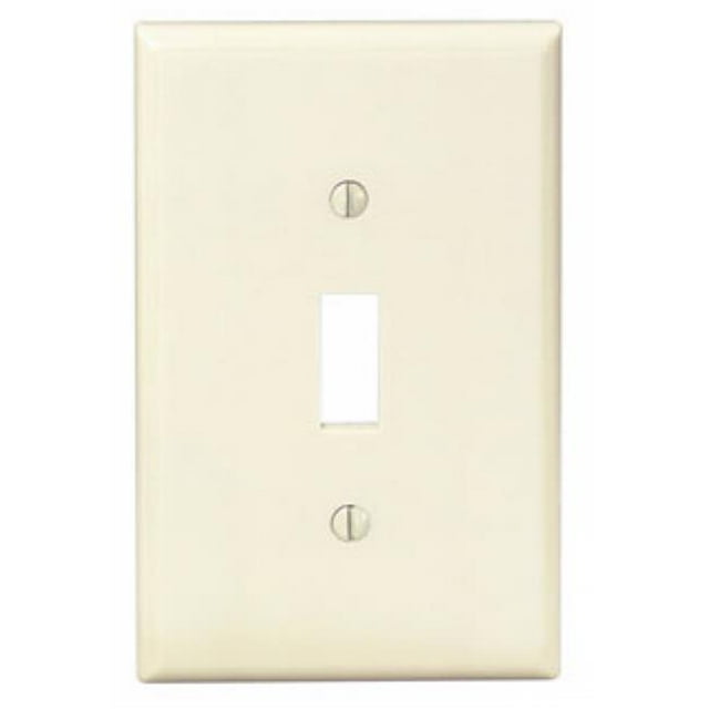 American Imaginations AI-35039 Rectangle Plastic Electrical Switch Plate, Ivory