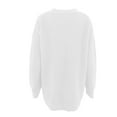 thumbnail image 4 of White Sweaters for Womens V Neck Oversized Fall Sweater Sexy Long Sleeve Knit Pullover Top Womens Fall Fashion 2025, 4 of 5