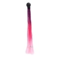 thumbnail image 4 of Casco de motocicleta con trenzas, cola de caballo, cascos elegantes, peluca con rastas y ventosa, morado, rojo y rosa., 4 of 14