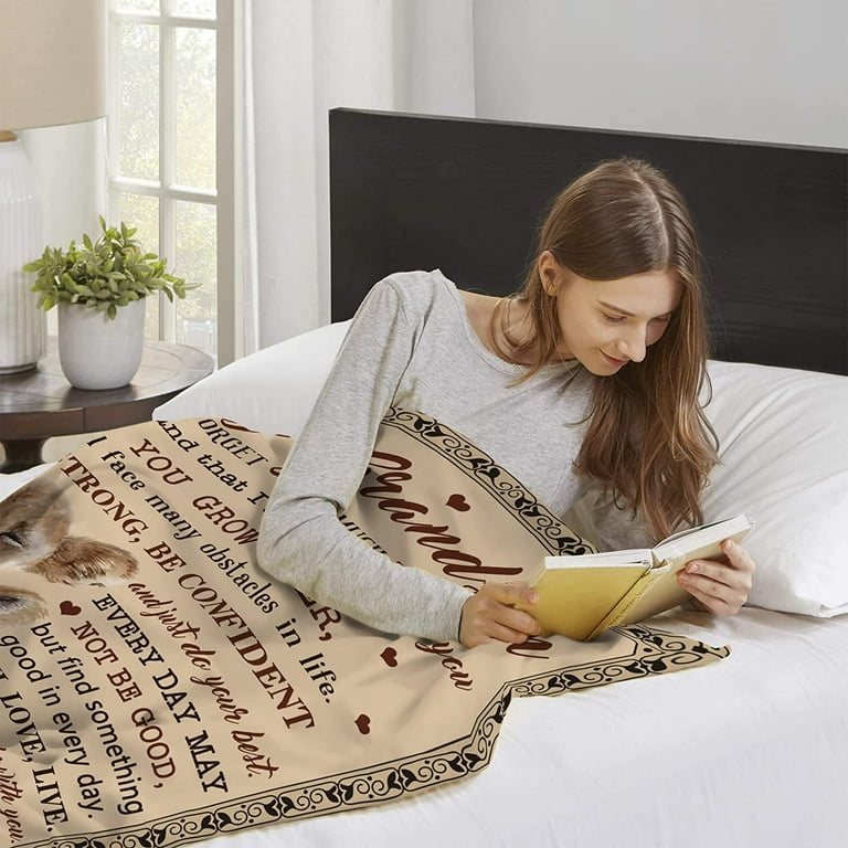 Grandson Gifts Blanket Grandson Gifts from Grandma Gifts for Grandson Grandson Gifts from Grandpa Nana Grandson Birthday Gift Graduation