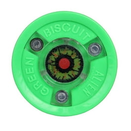 Green Biscuit Palets D'Entraînement Hockey - Kit Passe + Tir, 4 Rondelles
