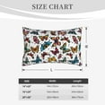 thumbnail image 3 of Plush Throw Pillow Covers, cute butterfly A Pillow Cases with Invisible Zipper, Breathable Microfiber Pillow Cases Standard Size for Sleeping Bedroom Sofa Living Room 16x24, 3 of 5