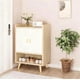thumbnail image 3 of Zapatera Organizador Madera Pequeño, Zapateras Modernas de 5 Niveles para 10 Pares, Zapatero Con 2 Puertas y Estante Abiertas, Mueble Para Zapatos Recibidor, Entrada Casa, 60*30*93CM, Blanco, 3 of 10