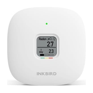 Airthings Wave 2nd Gen Radon Detector – Smart Monitor With Temp & Humidity Sensors, Bluetooth, Free App, No Lab Fees