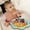 Teal, variant on Divided Toddler Plate, Suction Anti-slip, 1 Pack Blue, Food Grade Stainless Steel for Baby Kids Complementary Food