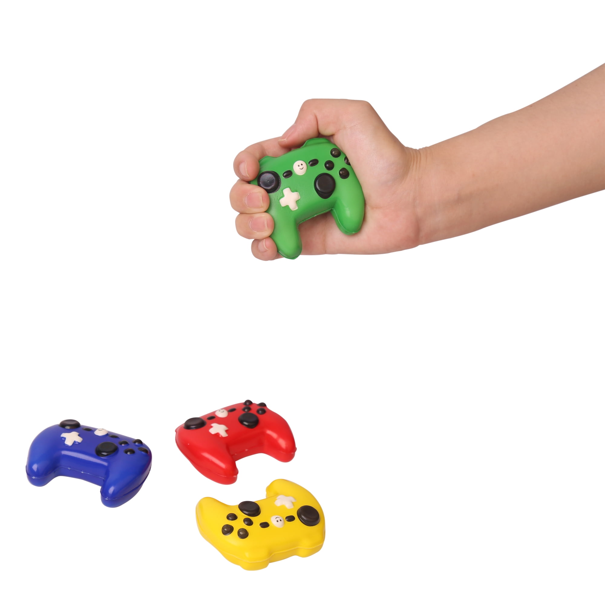 MultiColor Game Controller Squeeze Toy, Way to Celebrate, Party Favor, 4 Count  (图2) MultiColor Game Controller Squeeze Toy, Way to Celebrate, Party Favor, 4 Count  (图2)