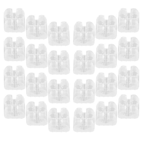 50Pcs C Shaped Chair Leg Caps Furniture Nonskid Pads Floor Protectors Supplies