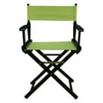 thumbnail image 1 of Chaise de Réalisateur 18 Pouces Cadre Noir - Toile Vert Lime, 1 of 5