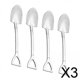 thumbnail image 1 of Cucharas con Forma de pala Macarena 4 Uds. de Acero inoxidable, 1 of 8