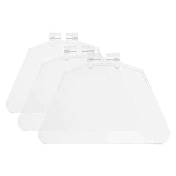 3 protectores oculares transparentes de repuesto para amoladora de banco. Cubierta protectora universal para amoladora. Protector de seguridad para accesorios de esmerilado.
