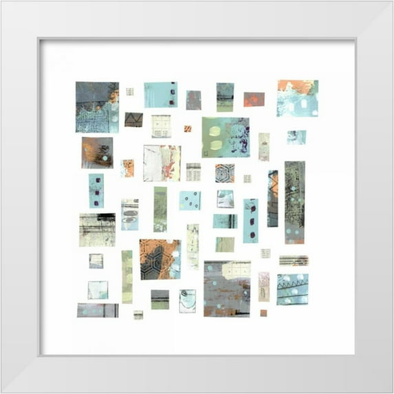 Ogren, Sarah 26x26 White Modern Wood Framed Museum Art Print Titled - Blocks