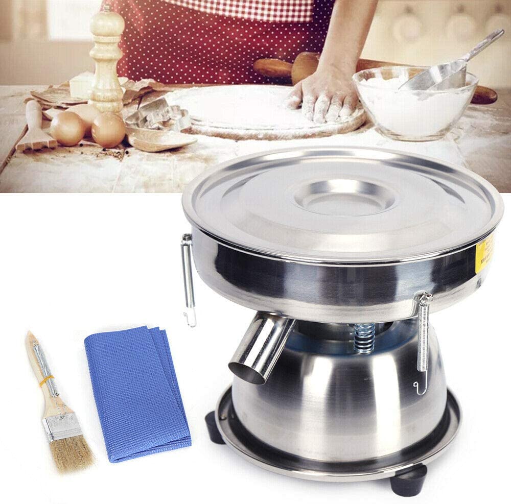 Electric Flour Sifter with 10 Mesh Sifter ,Powder Shaker Sifter for