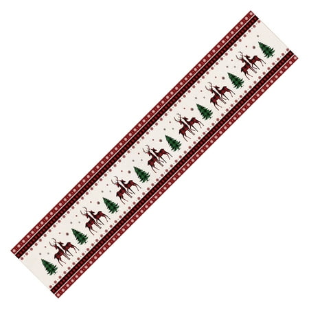 

Clearance Deals Decorated Table Flags For Christmas Family Gatherings Retro Kitchen Table Decoration Interior Outdoor