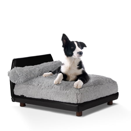 Club Nine Pets Lido Orthopedic Dog Bed  Small  Grey.