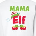 thumbnail image 3 of Inktastic Christmas Mama Elf Adult Sweatshirt, 3 of 4