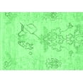 thumbnail image 1 of Ahgly Company Indoor Rectangle Abstract Emerald Green Modern Area Rugs, 5' x 8', 1 of 4