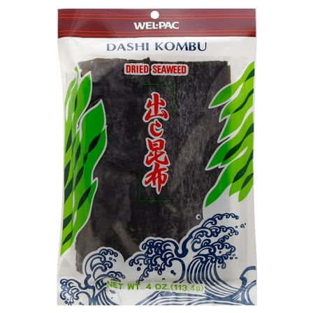 JFC International Wel Pac Dashi Kombu Seaweed, 4 oz