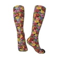 thumbnail image 4 of Balery Daisies Flowers Printed Novelty Socks Men's Women's Crew Socks Sports Socks Knee High Socks Cotton Socks Quirky and Cool Socks, 4 of 9