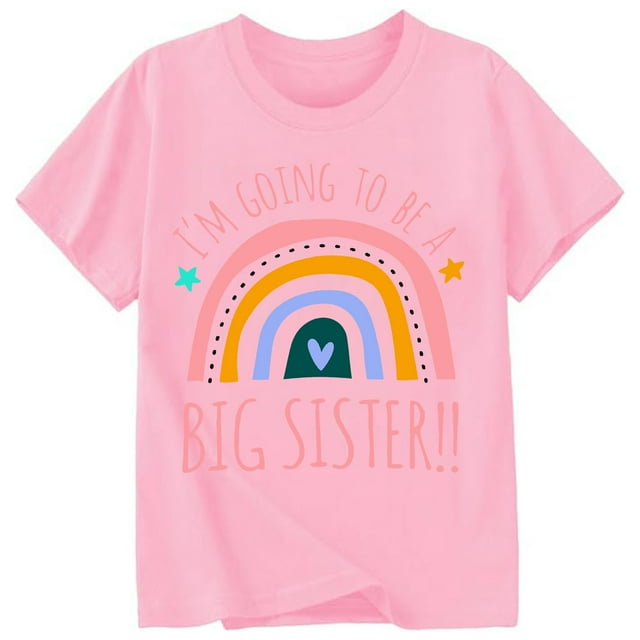 LYHaoo T-Shirt à Manches Courtes Col Rond Lettre Décontracté à la Mode pour Enfants, Tailles 10-11 Ans