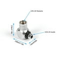 thumbnail image 4 of Diving Regulator 360-Degree Rotation Connector Low/High Pressure Wear-resistant Hose Adapter Diving Accessories Underwater Low Pressure, 4 of 7