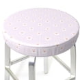 thumbnail image 3 of KLL Kawaii Cat Paw Round Bar Chair Cushion Cover 14 inch ,Bar Stool Protector with Elastic, Soft Washable, 3 of 6