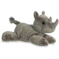 "Aurora Kids' Adorable Howie Hippo Love Plush Animal - Medium Gray ...