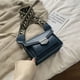 thumbnail image 4 of Bolso de un solo hombro para mujer, bolso de mensajero de piel sintética para citas, bolso de mensajero con forma retro, 4 of 5