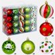 thumbnail image 2 of 40 bolas navideñas para decorar el árbol de Navidad, varios estilos, para fiestas., 2 of 7