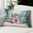 thumbnail image 2 of Merry Christmas Chihuahua Enjoys Woofmas Winter Xmas Holiday Pillowcase Double Sided Dog Lover Gifts Idea Pillow Case Covers - 02022, 2 of 3