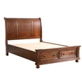 thumbnail image 2 of Bed Frame Traditional Cherry Twin Bed For Cozy Spaces, 2 of 4