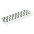 thumbnail image 1 of Disipador de Calor Electrónico de Aluminio Uxcell 50x14x6mm para CPU Tono Plateado Paquete de 4, 1 of 5