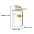 thumbnail image 3 of Xihbxyly Hervidor de Agua Fría para Refrigerador, Gran Capacidad, 2 L, Sellado Hermético, Asa Cómoda, Portátil para Uso En Exteriores, Plástico Apto para Uso Alimentario, Fácil de Limpiar, Blanco y R, 3 of 7