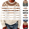 thumbnail image 3 of Fnhpitd 2026 Essentials Womens Sweaters Vintage Knitted Crew Neck Sweater for Women Y2K Aesthetic Pullover Fall Winter Trendy Clothes, Red S, 3 of 5