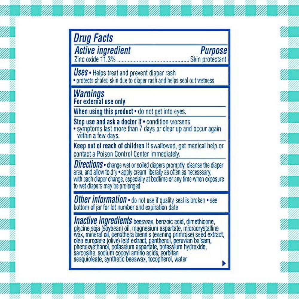 Balmex Complete Protection Baby Diaper Rash Cream with Zinc Oxide + Soothing Botanicals, 4 Oz, Pack of 3