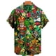 thumbnail image 2 of Camisa Tiki Moai para hombre, ropa con estampado 3D, camisas hawaianas, blusas con gráficos de calaveras de terror de civilización vintage, camisas casuales Y2k Aloha, 2 of 4