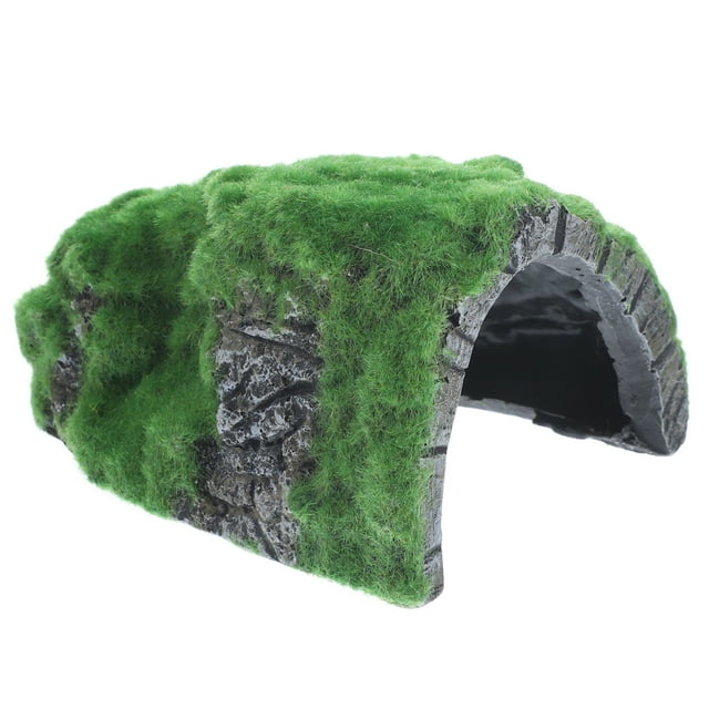 Miangastore Grotte pour Reptiles en Résine Terrarium Cachette en Résine Grotte pour Reptiles en Résine Décor de Terrarium Cachette pour Reptiles