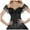 Black, variant on ANINEO Women Elegant Vintage Cap Sleeves Brocade Bustier Corset Tops